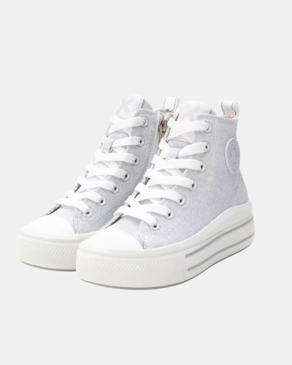 Zapatillas Altas Infantil XTI Plata 151225