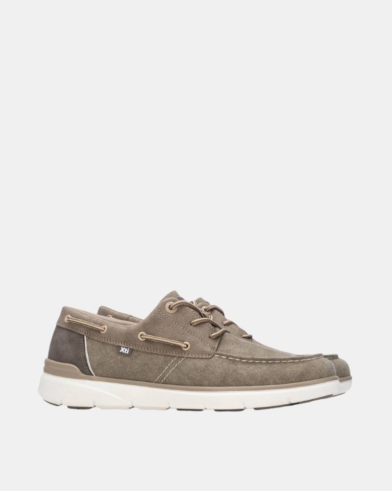 Sapatilhas Baixas Homem XTI Taupe 145762