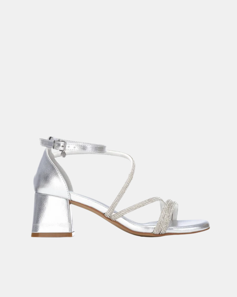Sandalias Fiesta Mujer XTI Plata 145341