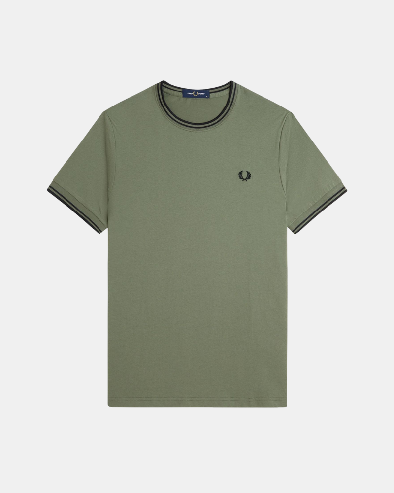 Camisetas Manga corta Hombre FRED PERRY Verde M1588