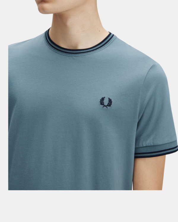 Camisetas Manga corta Hombre FRED PERRY Azul M1588