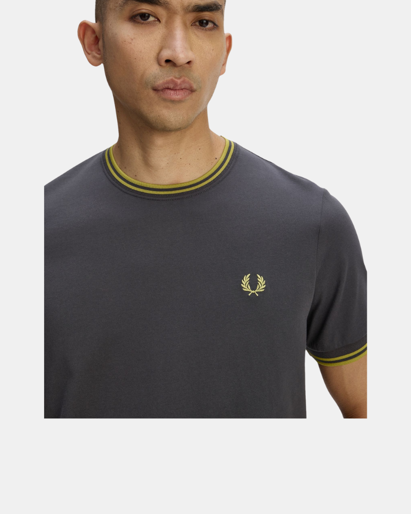 Camisetas Manga corta Hombre FRED PERRY Gris M1588