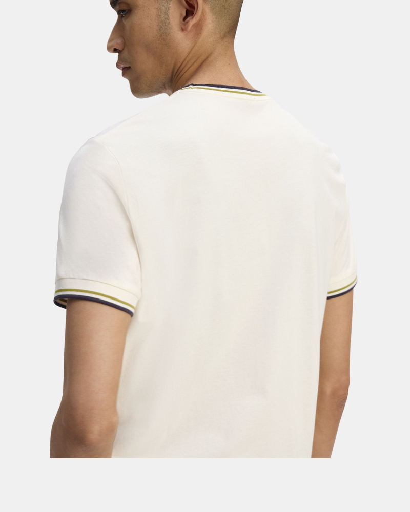 Camisetas Manga corta Hombre FRED PERRY Blanco M1588