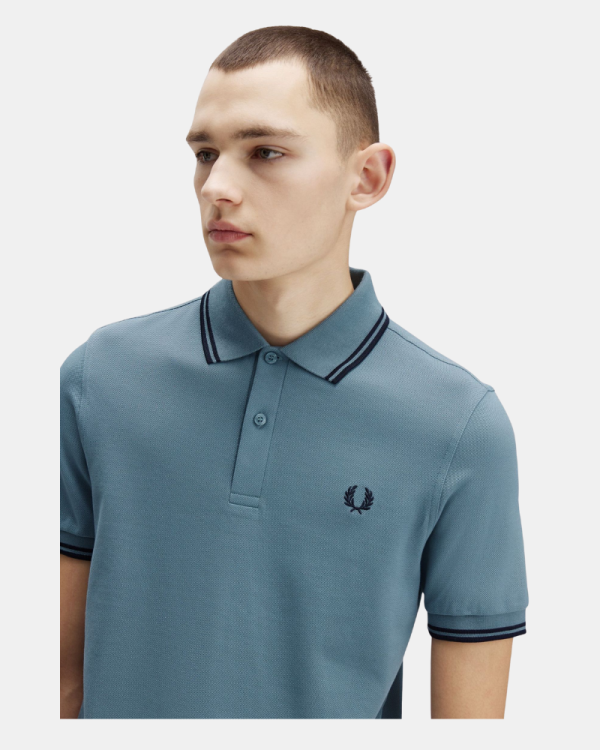 Camisetas Manga corta Hombre FRED PERRY Azul M3600