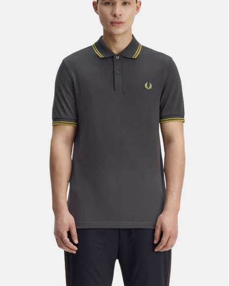 Camisetas Manga corta Hombre FRED PERRY Gris M3600