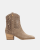 Botins Cowboy Mulher CARMELA Taupe 163150