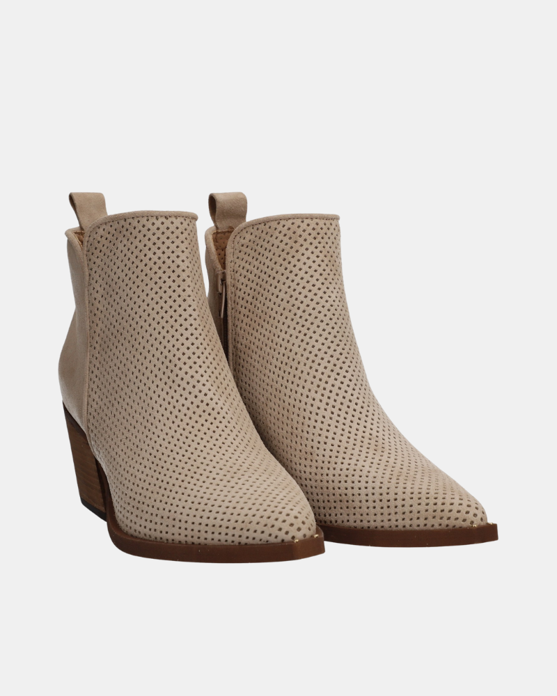 Botines Cowboy Mujer ALPE Beige 53191135