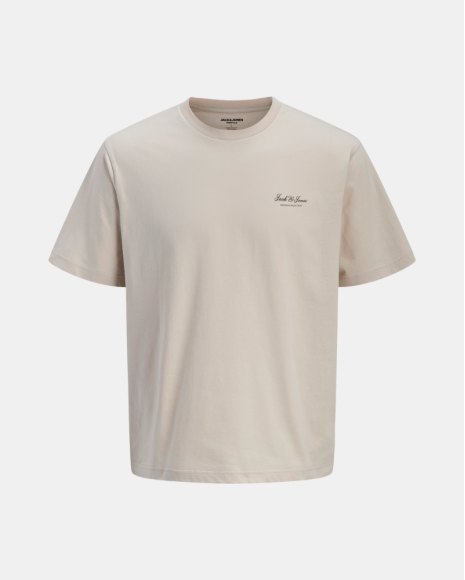 Camisetas Manga corta Hombre JACK AND JONES Beige 12287990 ARCHIVE
