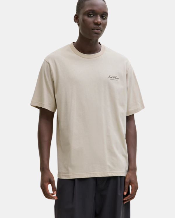 Camisetas Manga corta Hombre JACK AND JONES Beige 12287990 ARCHIVE