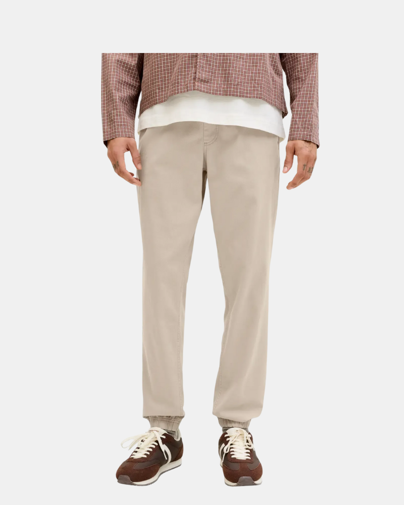 Calças Compridas Homem JACK AND JONES Bege 12288471 GORDON