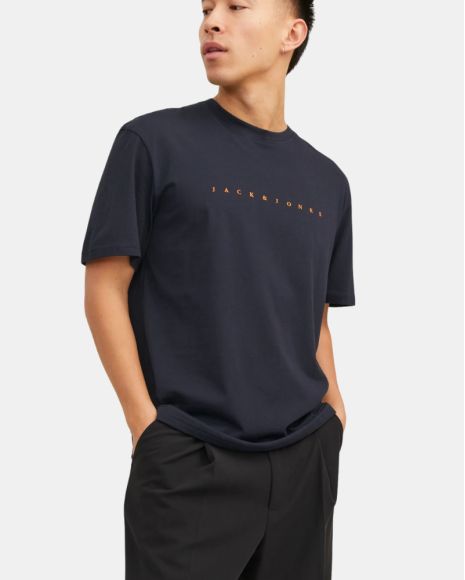 Camisetas Manga corta Hombre JACK AND JONES Azul 12234746 STAR