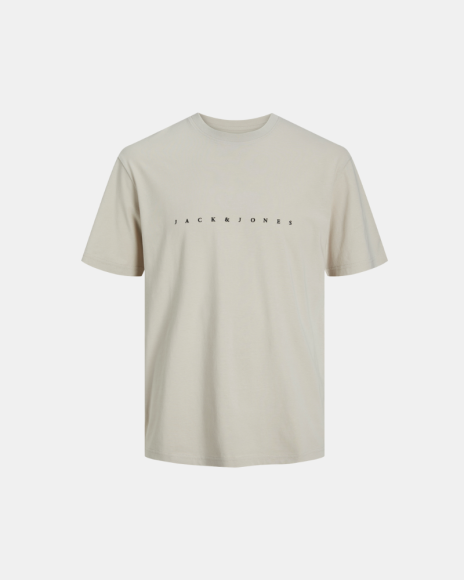 Camisetas Manga corta Hombre JACK AND JONES Beige 12234746 STAR