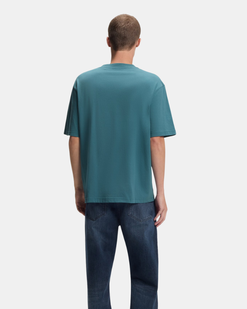 Camisetas de manga curta para homem HUGO Azul 50554382 NAYONIX