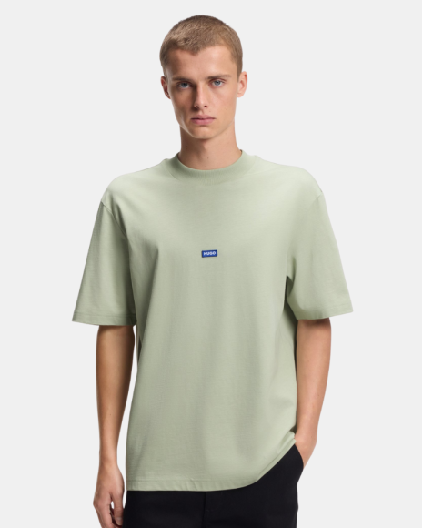 Camisetas de manga curta para homem HUGO Verde 50509991 NIEROS