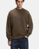 Sudaderas Manga larga Hombre HUGO Marrón 50522359 NEDRO