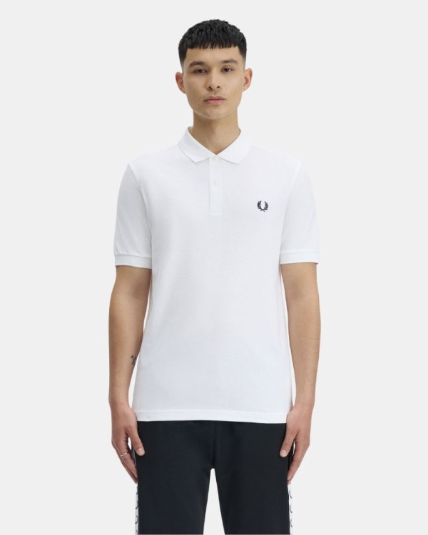 Camisetas Pólos Homem FRED PERRY Branco M6000