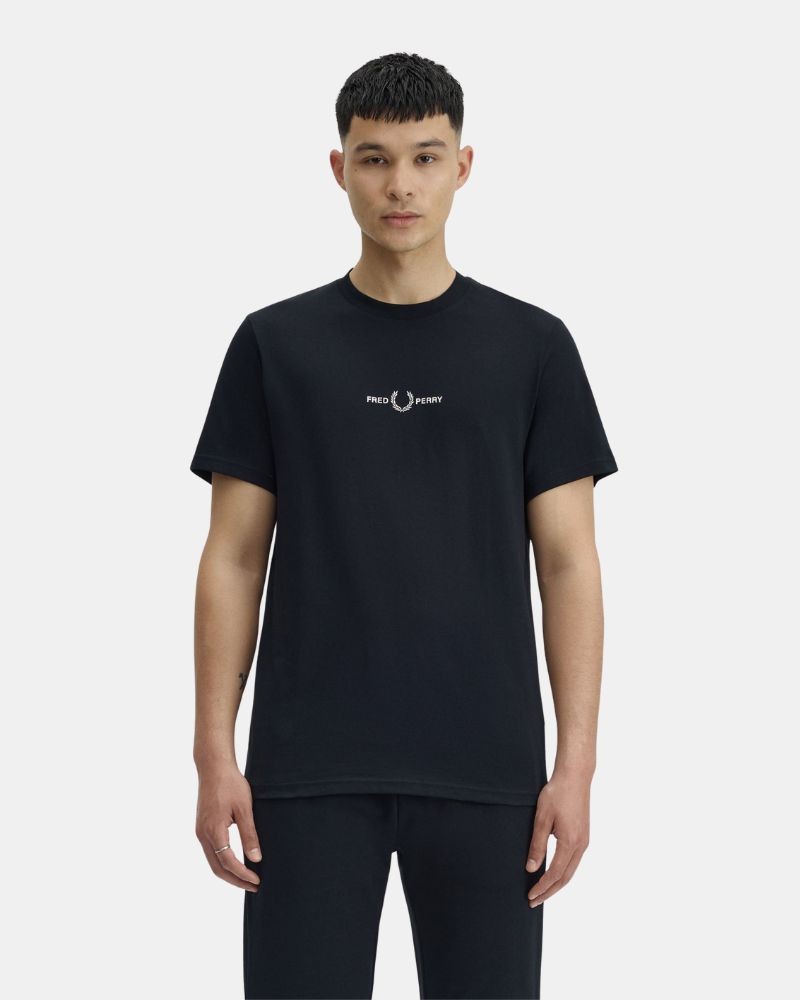  Camisetas Manga corta Hombre FRED PERRY Negro M4580