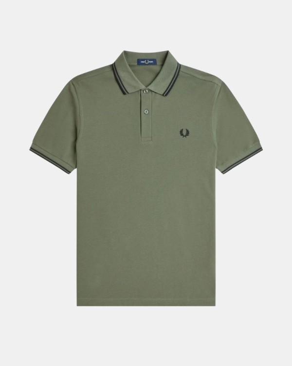 Camisetas Polos Hombre FRED PERRY Verde M3600