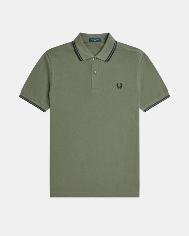 Camisetas Polos Hombre FRED PERRY Verde M3600