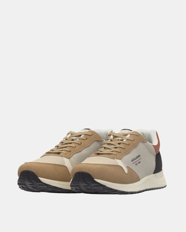 Zapatillas Bajas Hombre JACK AND JONES Beige 12280574 BEECH