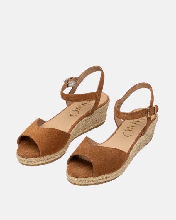 Sandalias Abiertas Mujer Gaimo Marrón LUSSY