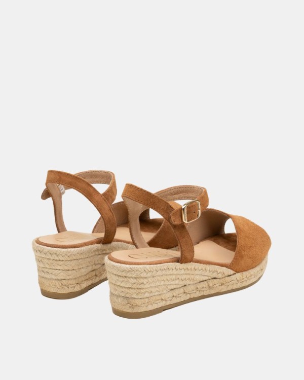 Sandalias Abiertas Mujer Gaimo Marrón LUSSY