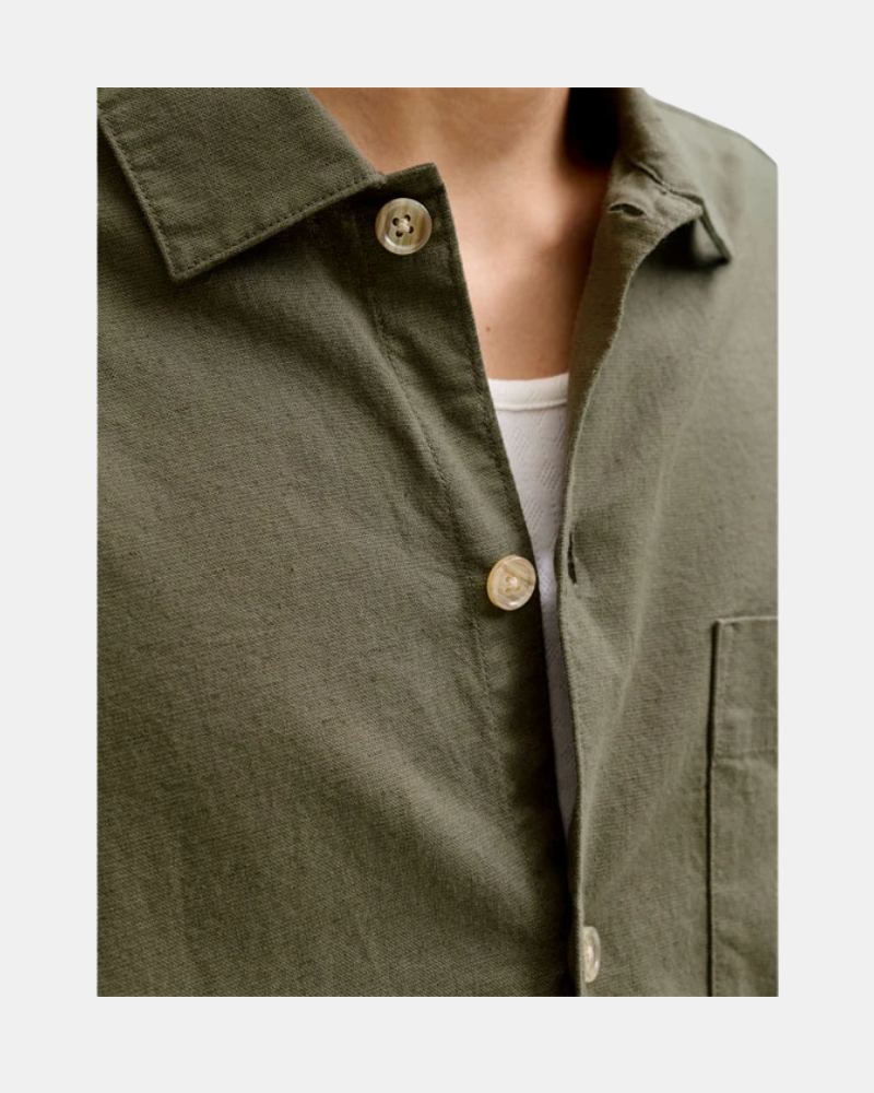 Camisas Manga corta Hombre JACK AND JONES Verde 12288627 TRISTAN
