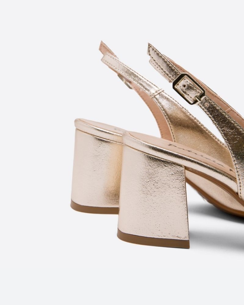Sapatos Abertos Mulher Patricia Miller Dourado 5532F