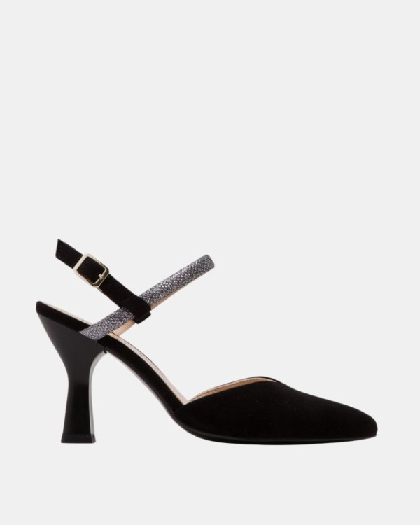 Sapatos abertos para mulher Patricia Miller pretos 6301P