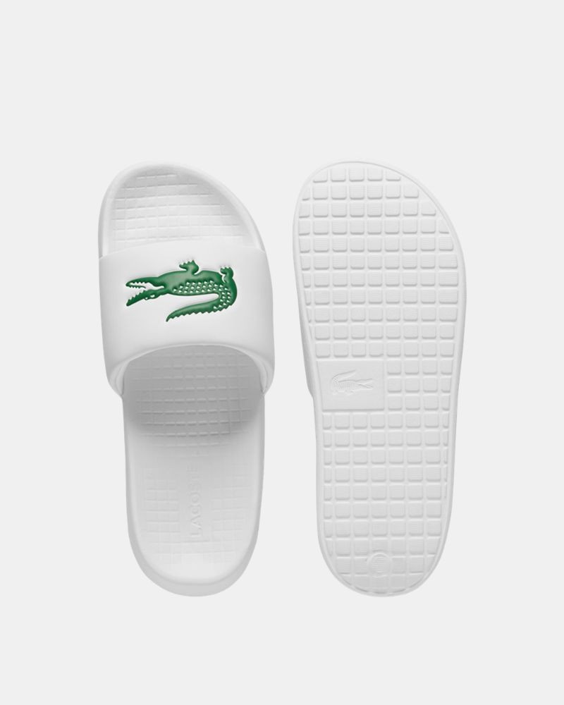 Sandalias Chancletas Mujer LACOSTE Blanco 49CFA0022 SERVE SLIDE