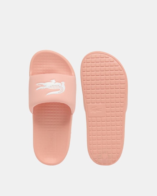 Sandálias Chinelos Mulher LACOSTE Coral 51CFA0006 SERVE SLIDE