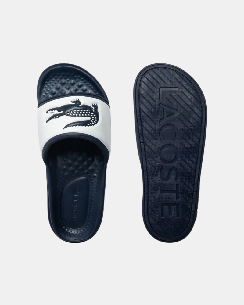 Sandálias Chinelos Homem LACOSTE Branco 49CMA0034 SERVE SLIDE