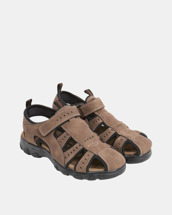 Sandalias Cerradas Hombre LOIS Marrón 86055