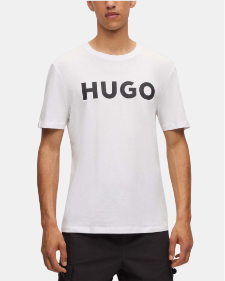 Camisetas Manga curta Homem HUGO Preto 50467556 DULIVIO