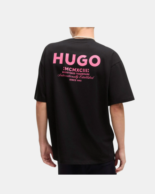 Camisetas de manga curta Homem HUGO Preto 50509776 NALONO