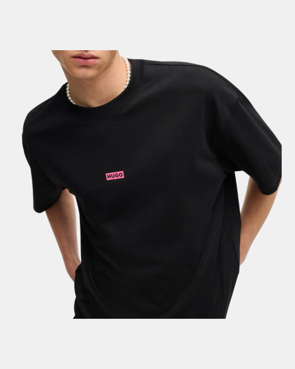Camisetas de manga curta Homem HUGO Preto 50509776 NALONO