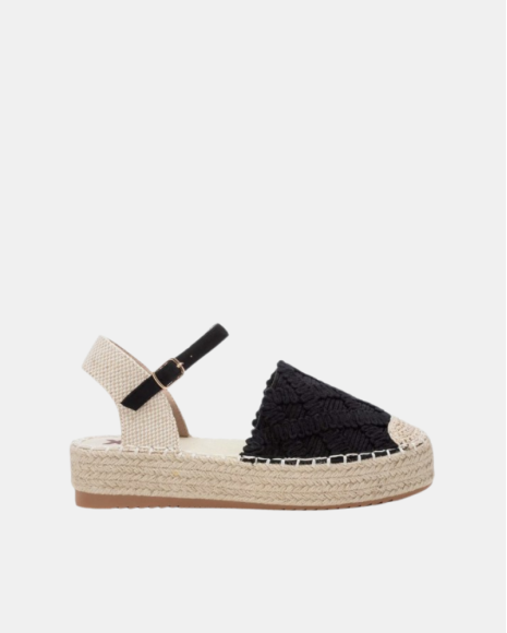 Sandalias Alpargatas Mujer XTI Negro 144022