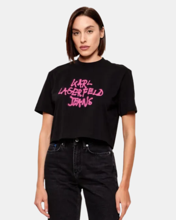 Ropa interior Manga corta Mujer Karl Lagerfeld Negro B1W17054
