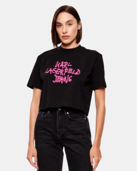 Ropa interior Manga corta Mujer Karl Lagerfeld Negro B1W17054