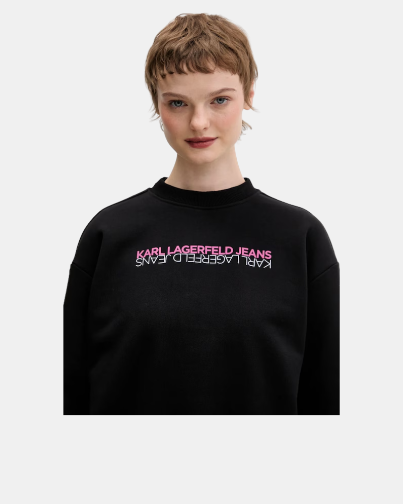 Sudaderas Manga larga Mujer Karl Lagerfeld Negro B1W20041