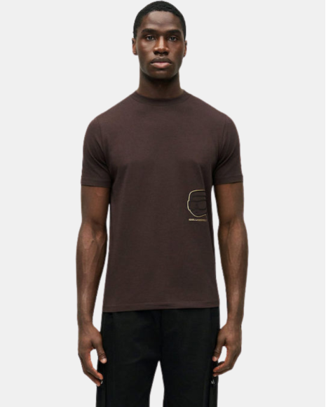 Camisetas Manga corta Hombre Karl Lagerfeld Negro 755071 561251