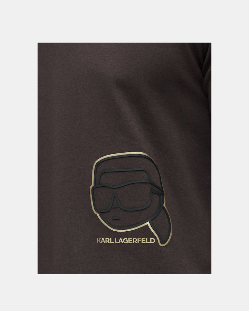 Camisetas Manga curta Homem Karl Lagerfeld Preto 755071 561251
