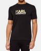 Camisetas de manga curta para homem Karl Lagerfeld Ouro 755780 561235