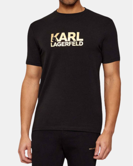 Camisetas Manga corta Hombre Karl Lagerfeld Oro 755780 561235