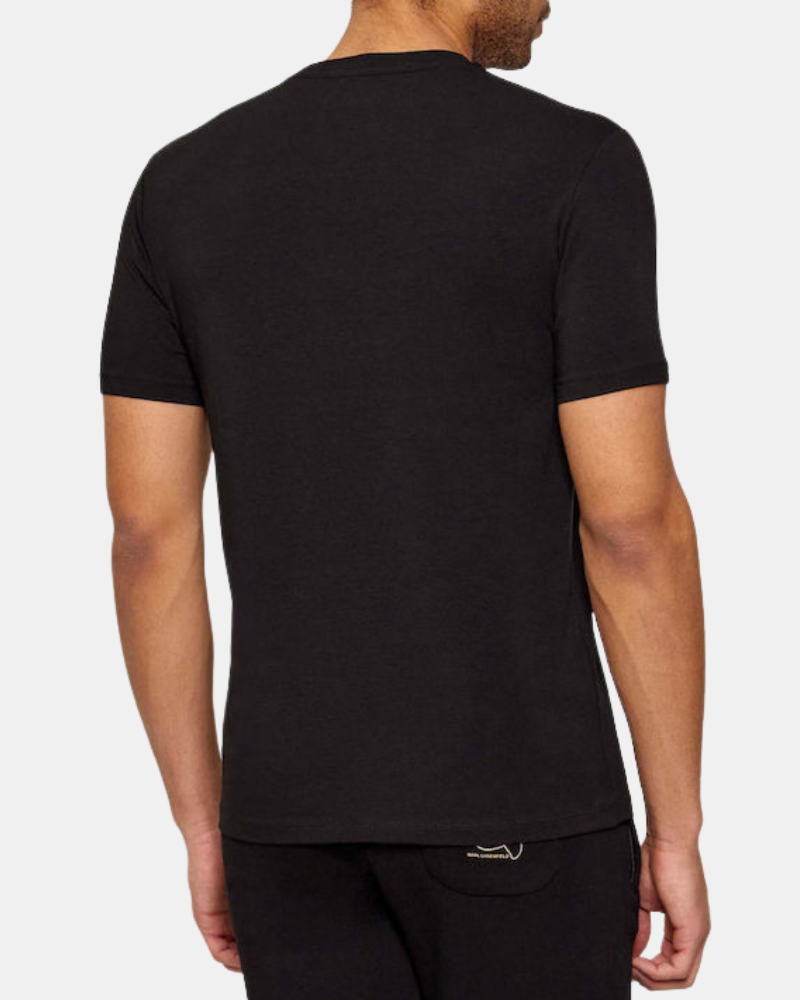 Camisetas de manga curta para homem Karl Lagerfeld Ouro 755780 561235