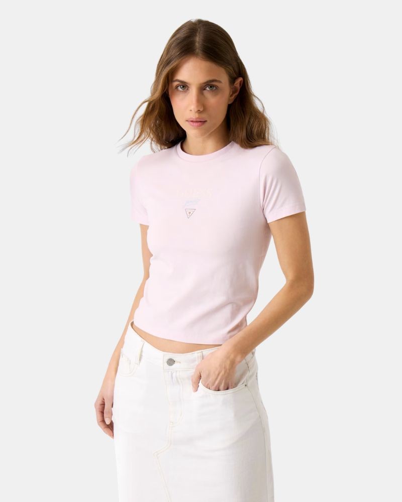 Camisetas Manga corta Mujer GUESS Rosa W6RI15 J1314