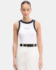 Camisetas Top Mulher GUESS Branco W6GPZ8 KF641