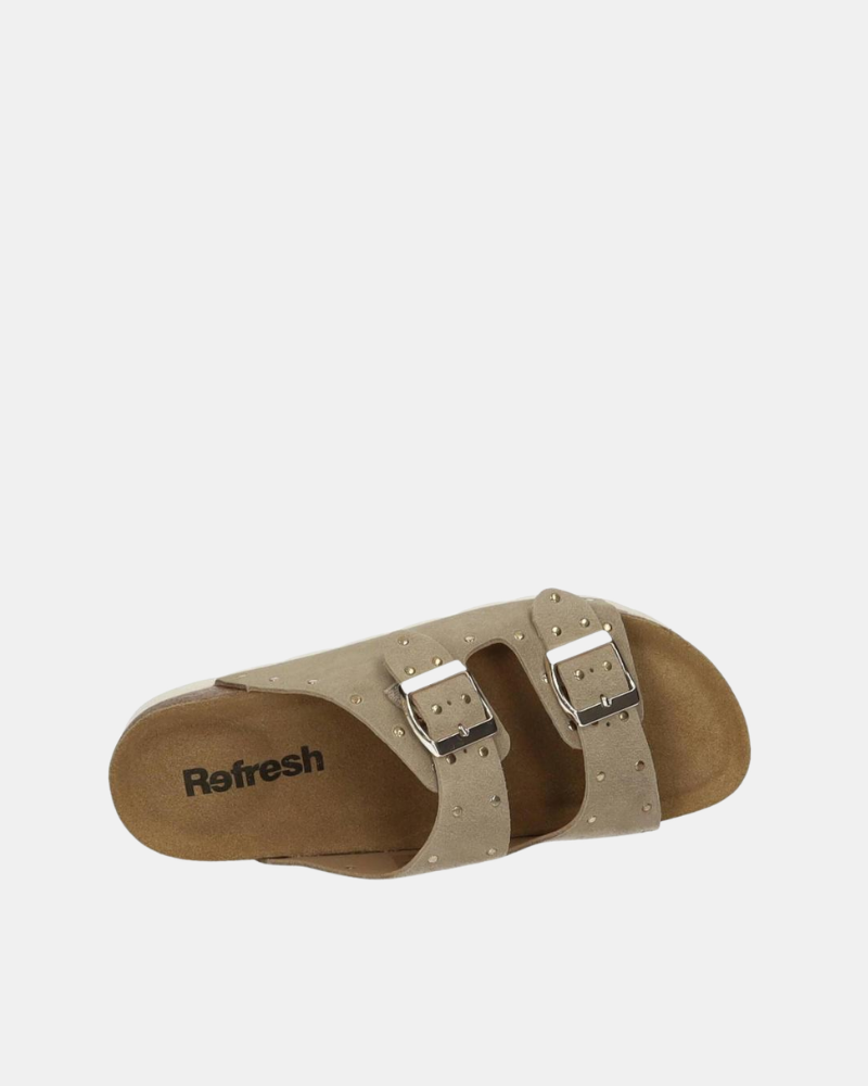 Sandálias Mulher REFRESH Bege 175009