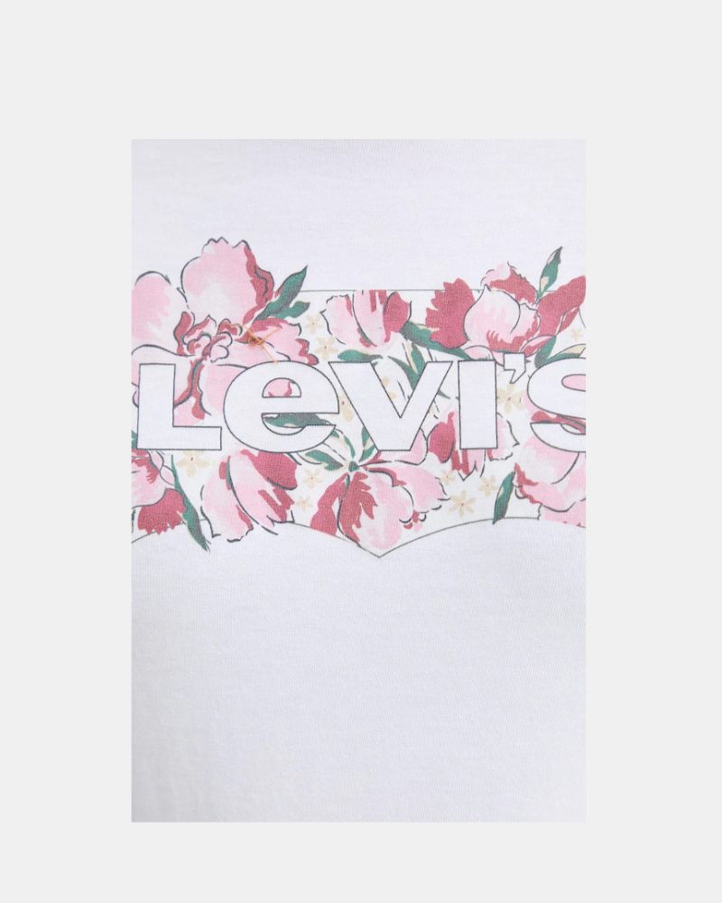 Camisetas de manga curta para mulher LEVIS Branco 17369 3387 A T-shirt Perfeita