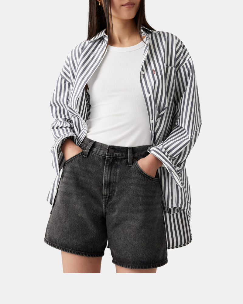 Calções Mulher LEVIS Preto A9311 0003 HIGH BAGGY SHORT